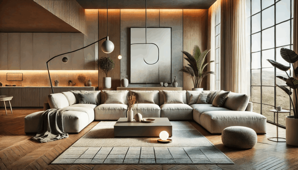 sedací souprava ve tvaru U menších rozměrů